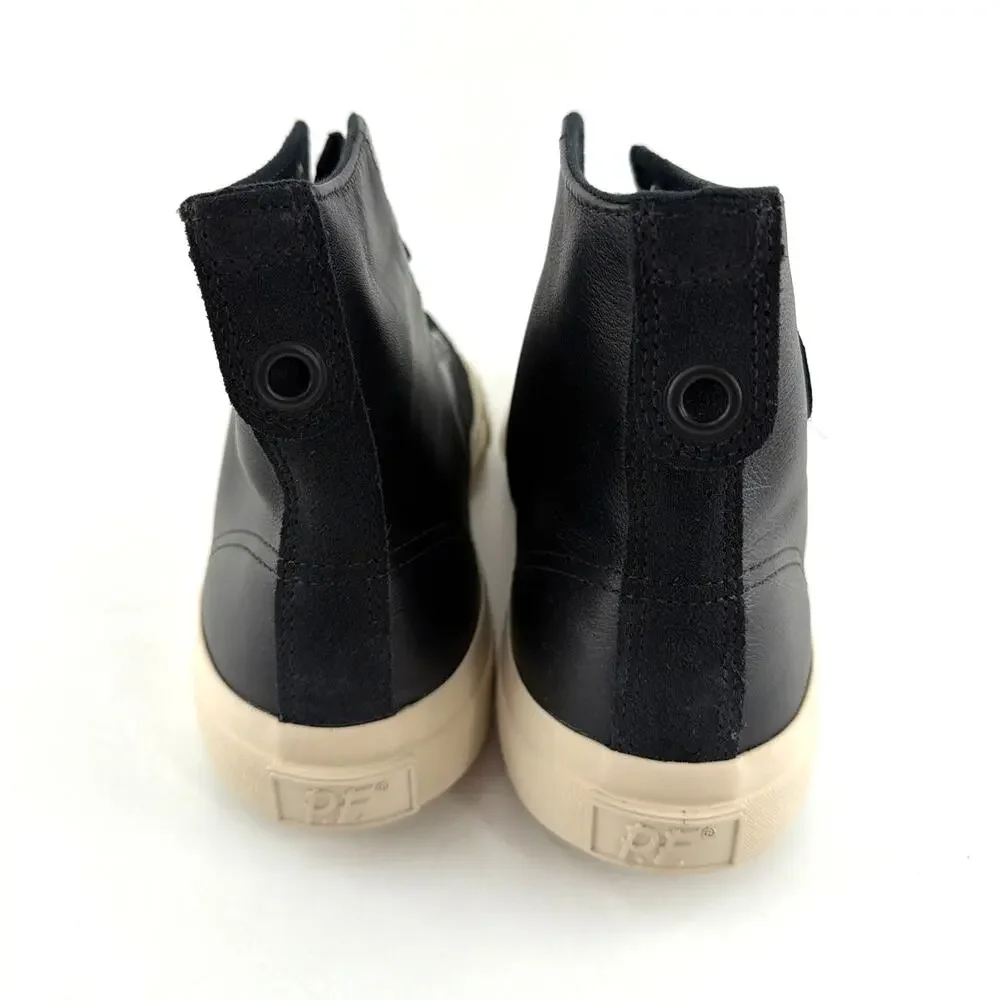 P.F. Flyers Black Sea Salt All-American High-Top Luxe Sneakers Size M 11 W 12.5 - Picture 8 of 12